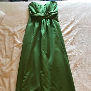 David’s bridal strapless dress